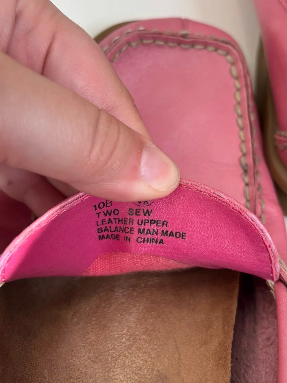 A2 by AEROSOLES Women’s 10B Pink Square Toe Loafers with Stitching Detail